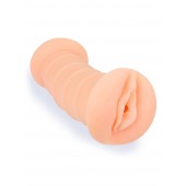 Телесный двусторонний мастурбатор с вибропулей и эрекционными кольцами в комплекте - Sexy Girl - в Орске купить с доставкой