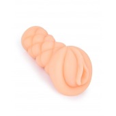 Телесный мастурбатор-вагина с вибропулей и эрекционными кольцами в комплекте - Sexy Girl - в Орске купить с доставкой