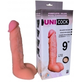 Фаллическая насадка Харнесс UNICOCK 9  - 24 см. - LOVETOY (А-Полимер) - купить с доставкой в Орске