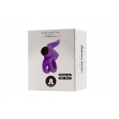 Эрекционное кольцо с подхватом мошонки и стимуляцией клитора Bullet Lastic Ring - Adrien Lastic - в Орске купить с доставкой