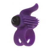 Эрекционное кольцо с подхватом мошонки и стимуляцией клитора Bullet Lastic Ring - Adrien Lastic - в Орске купить с доставкой