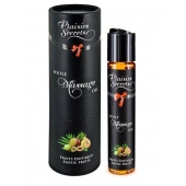 Массажное масло с ароматом экзотических фруктов Huile de Massage Gourmande Fruits Exotiques - 59 мл. - Plaisir Secret - купить с доставкой в Орске