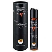 Массажное масло с ароматом крем брюле Huile de Massage Gourmande Creme Brulée - 59 мл. - Plaisir Secret - купить с доставкой в Орске