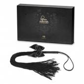 Чёрная плётка Lilly Whip Bijoux - Bijoux Indiscrets - купить с доставкой в Орске