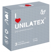 Презервативы с точками Unilatex Dotted - 3 шт. - Unilatex - купить с доставкой в Орске