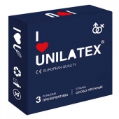 Ультрапрочные презервативы Unilatex Extra Strong - 3 шт. - Unilatex - купить с доставкой в Орске