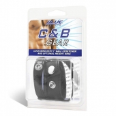 Утяжка для мошонки и пениса Cock Ring With 1  Ball Stretcher And Optional Weight Ring - BlueLine - купить с доставкой в Орске