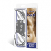 Утяжка на пенис и мошонку Cock Ring With 1.5  Ball Stretcher And Optional Weight Ring - BlueLine - купить с доставкой в Орске
