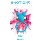 Голубое эрекционное виброколечко Emotions Minnie Breeze - Lola Games - в Орске купить с доставкой