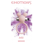 Розовое эрекционное виброколечко Emotions Minnie Light pink - Lola Games - в Орске купить с доставкой