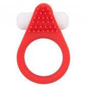 Красное эрекционное кольцо LIT-UP SILICONE STIMU RING 1 RED - Dream Toys - в Орске купить с доставкой