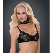 Полиуретановый ошейник с пуклями и D-кольцами Collar with Studs - Blush Novelties - купить с доставкой в Орске