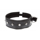 Полиуретановый ошейник с пуклями Collar with Studs - Blush Novelties - купить с доставкой в Орске