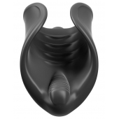 Чёрный мастурбатор Vibrating Silicone Stimulator с вибрацией - Pipedream - в Орске купить с доставкой