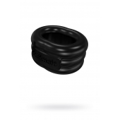 Чёрное эрекционное виброкольцо Stretch - Bathmate - в Орске купить с доставкой