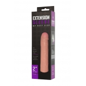 Насадка-удлинитель Extension sleeve телесного цвета - 18,5 см. - Sitabella - в Орске купить с доставкой