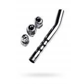 Металлический анальный душ с тремя насадками - ToyFa - купить с доставкой в Орске