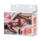 Двусторонний мастурбатор с вибропулей Satisfaction Babylicious - Lola Games - в Орске купить с доставкой