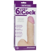 Ультра реалистичная насадка Vac-U-Lock  6  ULTRASKYN Cock - 17,3 см. - Doc Johnson - купить с доставкой в Орске
