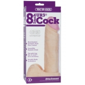 Ультрареалистичная насадка для трусиков Vac-U-Lock 8  ULTRASKYN Cock - 20,57 см. - Doc Johnson - купить с доставкой в Орске
