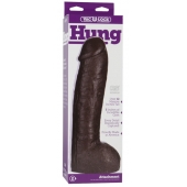 Большая насадка для трусиков Vac-U-Lock Realistic Hung - 31,7 см. - Doc Johnson - купить с доставкой в Орске