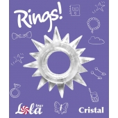 Прозрачное эрекционное кольцо Rings Cristal - Lola Games - в Орске купить с доставкой