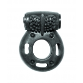 Черное эрекционное кольцо с вибрацией Rings Axle-pin - Lola Games - в Орске купить с доставкой