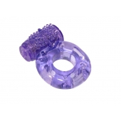 Фиолетовое эрекционное кольцо с вибрацией Rings Axle-pin - Lola Games - в Орске купить с доставкой