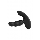 Черный силиконовый стимулятор простаты Levett Nitoc с пультом ДУ - Levett - в Орске купить с доставкой