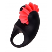 Чёрно-красное эрекционное виброкольцо Erotist - Erotist Adult Toys - в Орске купить с доставкой
