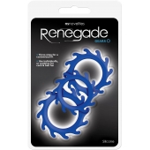 Набор из 3 синих эрекционных колец Renegade Gears - NS Novelties - в Орске купить с доставкой