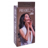 Кляп-трензель Lora с металлическими кольцами - Rebelts - купить с доставкой в Орске