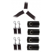 Комплект наручников и поножей LUXURIOUS BED RESTRAINT CUFF SET - Blush Novelties - купить с доставкой в Орске