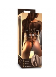 Коричневый мастубратор-вагина Nicole s Kitty - Blush Novelties - в Орске купить с доставкой