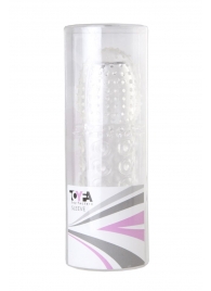 Прозрачная закрытая гелевая насадка - 13,5 см. - Toyfa Basic - в Орске купить с доставкой