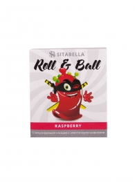 Стимулирующий презерватив-насадка Roll   Ball Raspberry - Sitabella - купить с доставкой в Орске