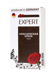 Гладкие презервативы Expert  Классическая опера  - 12 шт. - Expert - купить с доставкой в Орске