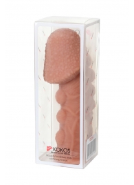 Насадка на фаллос с пузыриками, венками и ребристостью KOKOS Extreme Sleeve 09 - 12,7 см. - KOKOS - в Орске купить с доставкой