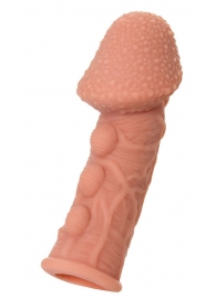 Насадка на фаллос с пузыриками, венками и ребристостью KOKOS Extreme Sleeve 09 - 12,7 см. - KOKOS - в Орске купить с доставкой