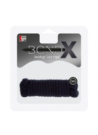 Чёрная веревка для связывания BONDX LOVE ROPE - 5 м. - Dream Toys - купить с доставкой в Орске