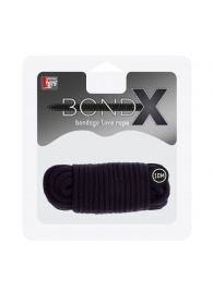 Черная веревка для связывания BONDX LOVE ROPE - 10 м. - Dream Toys - купить с доставкой в Орске