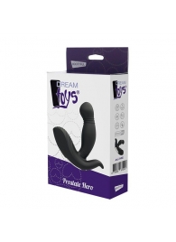 Черный вибромассажер простаты PROSTATE HERO - Dream Toys - в Орске купить с доставкой