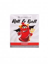 Стимулирующий презерватив-насадка Roll   Ball Cherry - Sitabella - купить с доставкой в Орске