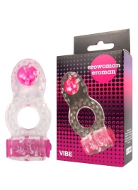 Прозрачное эрекционное кольцо Erowoman-Eroman - Erowoman-Eroman - в Орске купить с доставкой