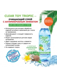 Очищающий спрей для игрушек CLEAR TOY Tropic - 100 мл. - Биоритм - купить с доставкой в Орске