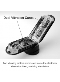 Черный мастурбатор Flip Zero с вибрацией - Tenga - в Орске купить с доставкой Черный мастурбатор Flip Zero с вибрацией - Tenga - в Орске купить с доставкой