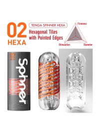 Мастурбатор SPINNER Hexa - Tenga - в Орске купить с доставкой