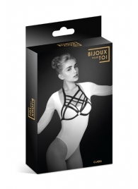 Черная упряжь на грудь Clara - Bijoux Pour Toi - купить с доставкой в Орске