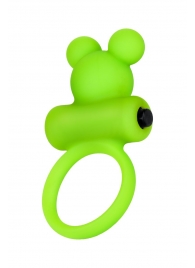 Зеленое виброкольцо на пенис A-Toys - A-toys - в Орске купить с доставкой