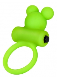 Зеленое виброкольцо на пенис A-Toys - A-toys - в Орске купить с доставкой